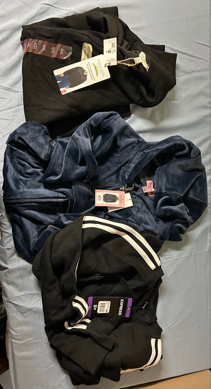 NWT Womens XXL Cozy Lounge Sweater Bundle 3pc Juicy Couture Express (WCB4)